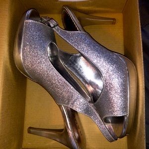 Sparkly Rampage heels